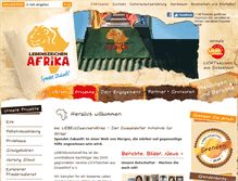 Tablet Screenshot of lebenszeichenafrika.de